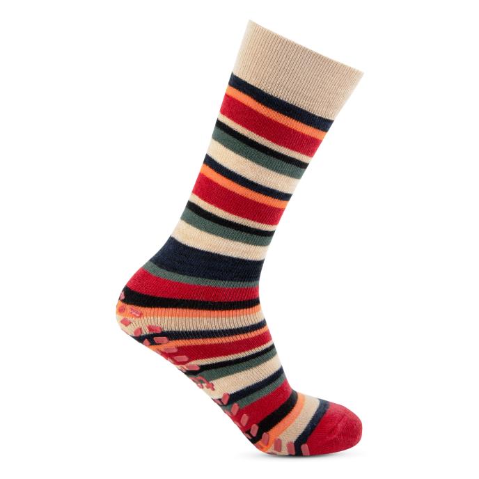 totes toasties® Mens Original Slipper Socks (Twin Pack) Campervan / Stripe Extra Image 5